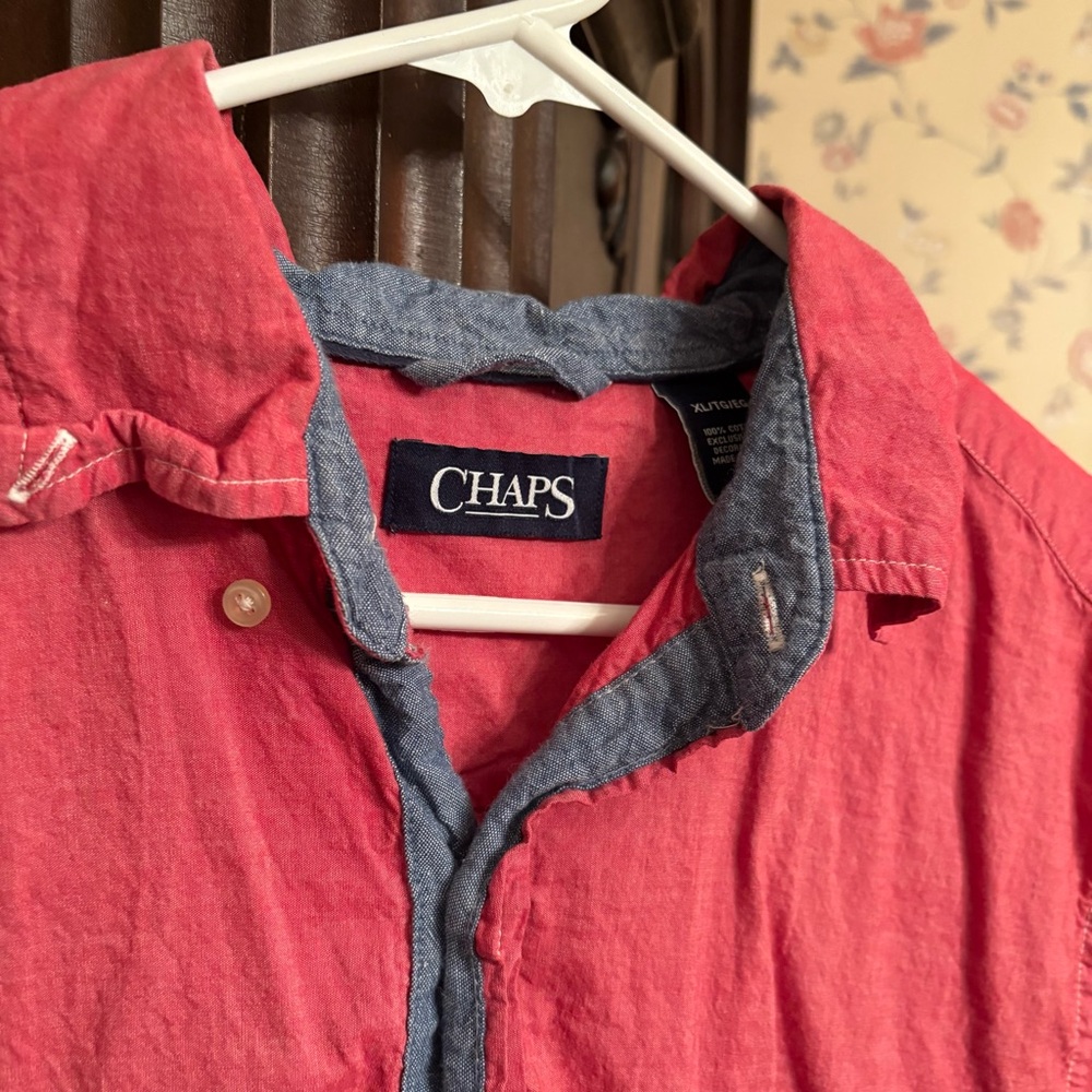 Chaps Patriotic Button-up - Picture 3 of 4